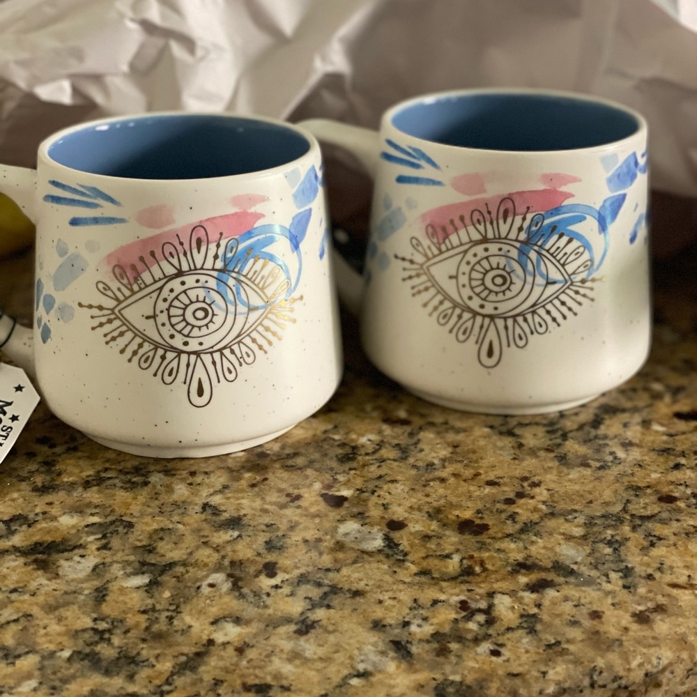 Pair‎ evil eye mugs 🧿